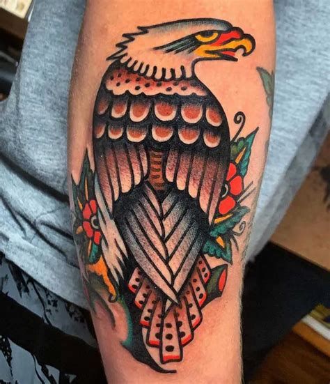 blood eagle tattoo|american traditional bald eagle tattoo.